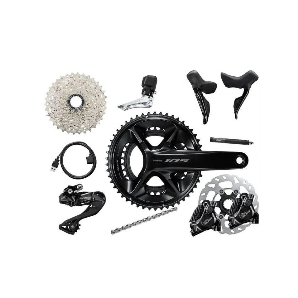 Grupo Shimano 105 Di2 12V Disc R7100 Priority Pack 3 Grupo Shimano 105 Di2 12V Disc R7100 Priority Pack