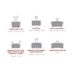 Pastillas Freno Onoff Cooler Avid Trail/Guide