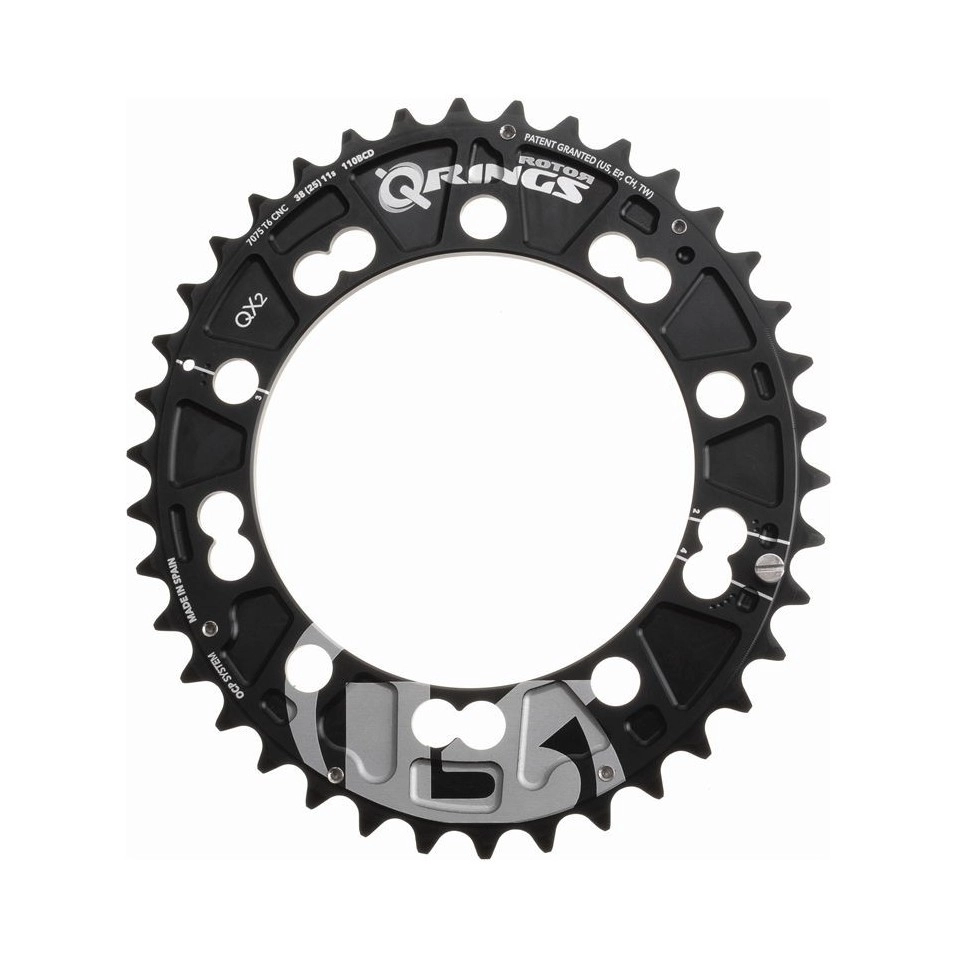 Plato Rotor Q-Rings BTT QX2 BCD 60 Mm X 5 Brazos 3 Plato Rotor Q-Rings BTT QX2 BCD 60 Mm X 5 Brazos